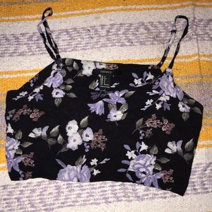 Floral crop top